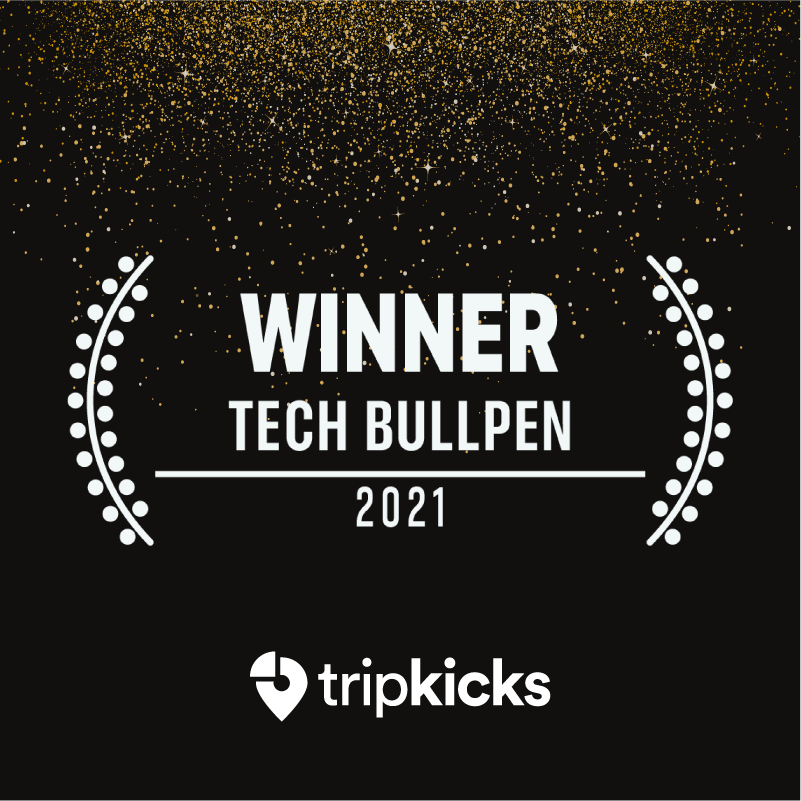Tripkicks Named Winner of 2021 TechLaunch BullPen #20